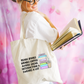 Reads Books, Drinks Coffee, and Swears A Lot Tote Bag