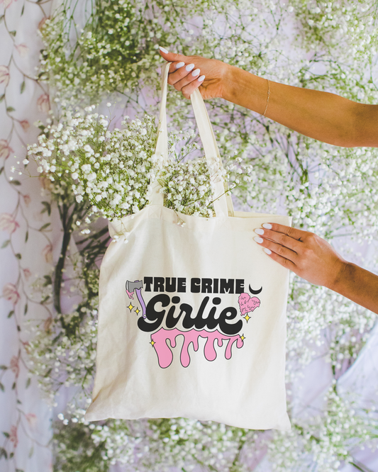 True Crime Girlie Tote Bag