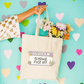 I'm Reading Fuck Off Purple Tote Bag