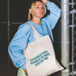 Physically Here Mentally At Home With My Dog Tote Bag