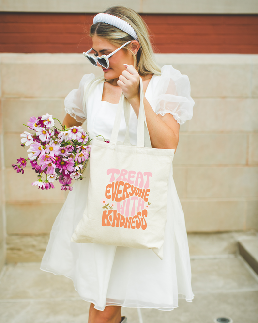 Treat Everyone With Kindness Tote Bag