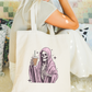Iced Coffee Skeleton Tote Bag