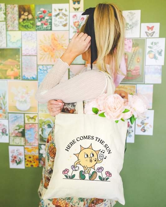 Here Comes The Sun Tote Bag