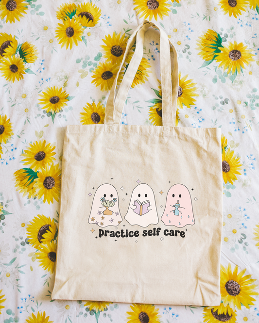 Practice Self Care Tote Bag