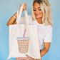 All I Need Is Iced Coffee and Spicy Books Tote Bag