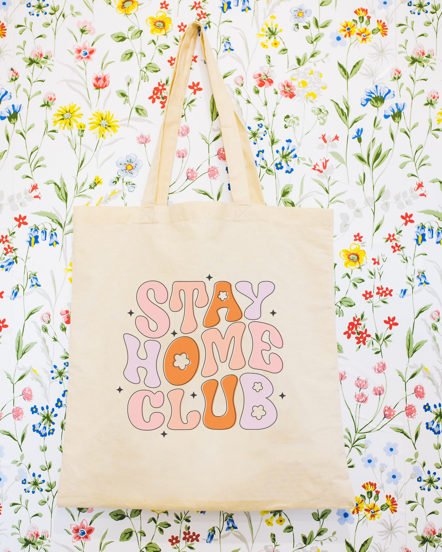 Stay Home Club Tote Bag