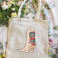 Bookish Dino Tote Bag