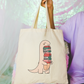 Bookish Dino Tote Bag