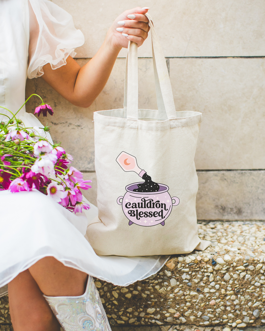 Cauldron Blessed Tote Bag