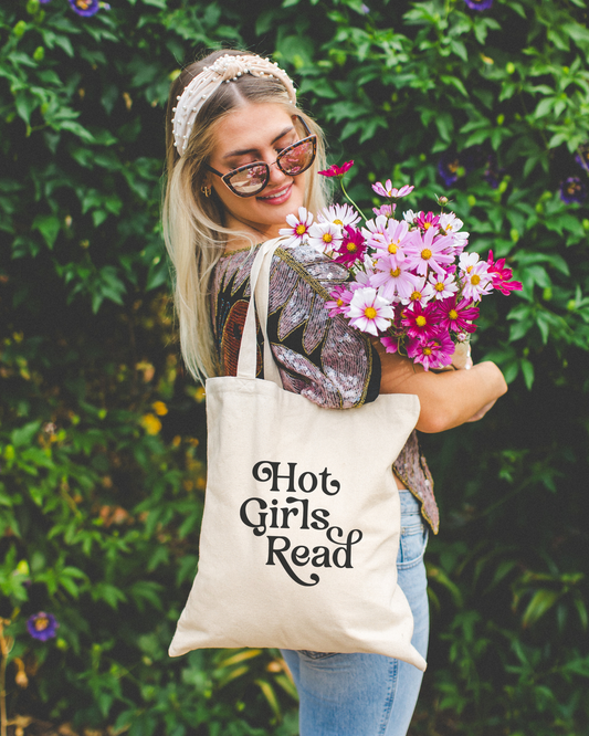 Hot Girls Read Tote Bag