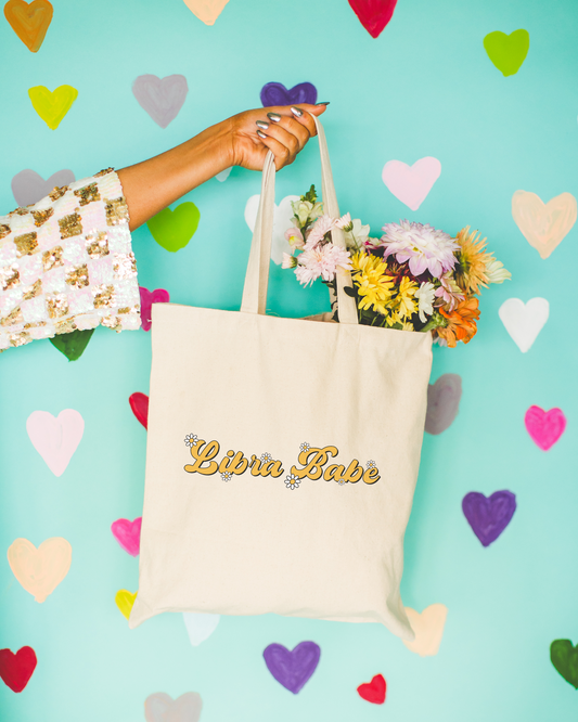 Libra Babe Tote Bag