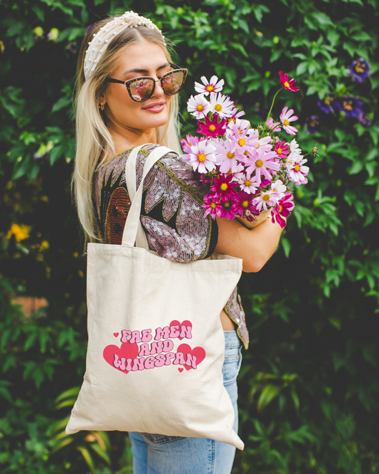 Fae Men and Wingspan Tote Bag